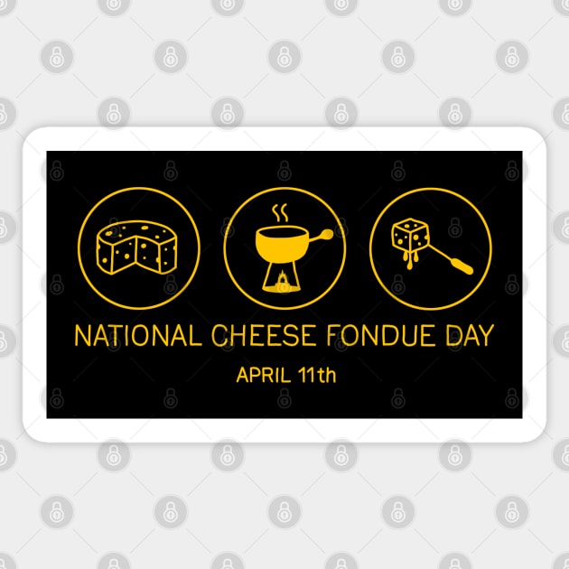 National Cheese Fondue Day Sticker by valentinahramov